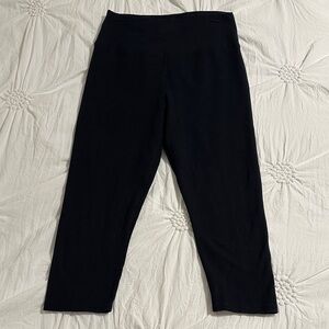 Aerie Cropped Midnight Black Leggings-NWOT